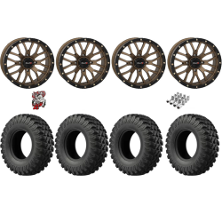 EFX MotoRally 37-10-18 Tires on ST-3 Bronze Wheels