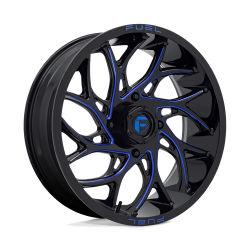 BKT AT 171 33-9-20 Tires on Fuel Runner Candy Blue Wheels