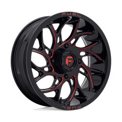 BKT AT 171 33-9-20 Tires on Fuel Runner Candy Red Wheels