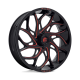 BKT TR 171 37-8.3-22 Tires on Fuel Runner Candy Red Wheels