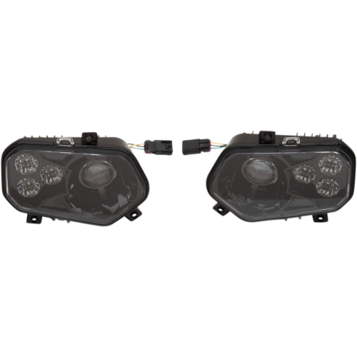 Polaris Sportsman Moose Racing LED Black Headlights