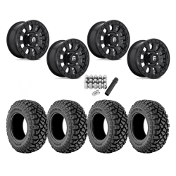 Kenda Klever X/T 30x10-14 Tires on Fuel Tactic Matte Black Wheels