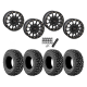 Kenda Klever X/T 30x10-14 Tires on SB-5 Matte Black Beadlock Wheels