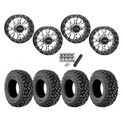 Kenda Klever X/T 30x10-14 Tires on ST-3 Machined Wheels