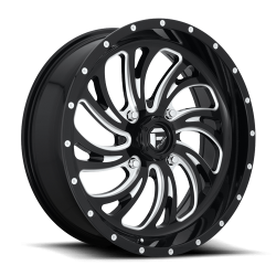 Fuel Off Road Kompressor Gloss Black Milled 22x7 Wheel/Rim