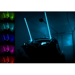 RGB LED Whip Lights