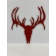 Red Deer Logo Plate for Wild Boar Radiator Relocation Kit