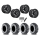 EFX MotoMTC 30x10-14 Tires on Fuel Tactic Matte Black Wheels