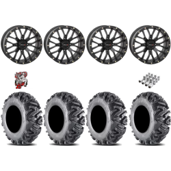 EFX MotoMTC 32-10-18 Tires on ST-3 Matte Black Wheels
