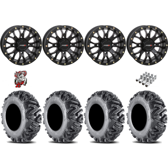 EFX MotoMTC 26-9-14 & 26-11-14 Tires on ST-3 Matte Black Wheels