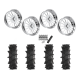 High Lifter Outlaw Max 40x10-24 Tires on JTX Forged Silencer Polished Wheels