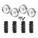 High Lifter Outlaw Max 44x10-24 Tires on JTX Forged Turbo Polished Wheels