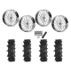 High Lifter Outlaw Max 40x10-24 Tires on KG1 Forged KU023 Bender Polished Wheels