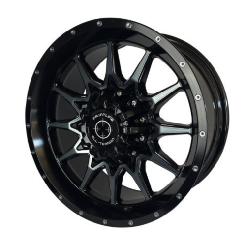 Frontline 762 Gloss Dark Tint 14x7 Wheels/Rims (Full Set)
