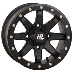 EFX MotoRavage 30x10-15 (8ply) Radial Tires on High Lifter HL9 Matte Black Beadlock Wheels