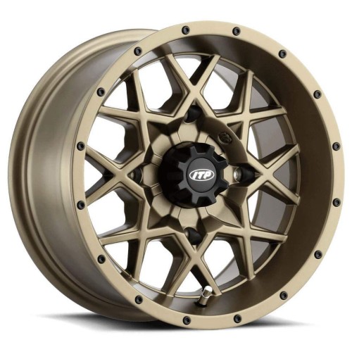Quadboss QBT889 30x10-14 (8ply) Radial Tires on ITP Hurricane Bronze Wheels