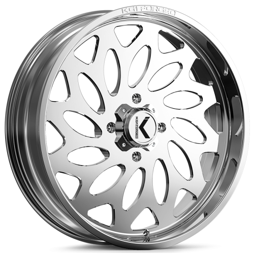 Assassinator Mud Tires 50x12-24 on KG1 Forged KU007 Lotus Polished Wheels