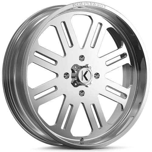 Assassinator Mud Tires 40x10-24 on KG1 Forged KU034 H8ter Polished Wheels