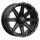 Gladiator X Comp ATR 35x10-15 (10ply) Radial Tires on MSA M33 Clutch Satin Black Wheels