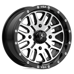 Maxxis Carnivore RT 30x10-14 (8ply) Radial Tires on MSA M38 Brute Machined Wheels