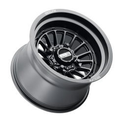Metal FX Delta Satin Black 15x10 Wheels/Rims (Full Set)