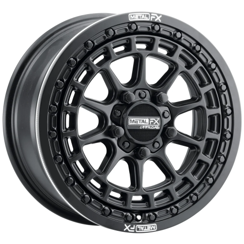 EFX MotoRavage 30x10-15 (8ply) Radial Tires on Metal FX Outlaw Satin Black Beadlock Wheels EFX MotoRavage 30x10-15 (8ply) Radial Tires on Metal FX Outlaw Satin Black Beadlock Wheels