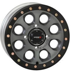 Maxxis Carnivore RT 30x10-14 (8ply) Radial Tires on System 3 Offroad SB-7 Matte Titanium Beadlock Wheels
