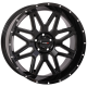 BKT AT 171 33x9-20 Tires on System 3 Offroad ST-7 Gloss Black Wheels