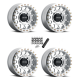 Method 401 UTV Beadlock Machined - Raw 15x7 Wheel/Rim (Full Set)