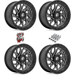 Fuel Off Road Runner Gloss Black & Milled 15x7 Wheels/Rims (Full Set)