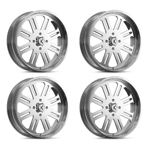 KG1 Forged KU034 H8ter Polished 22x7 Wheel/Rim (Full Set)
