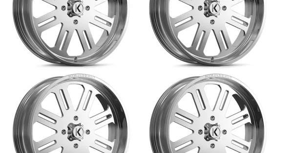 KG1 Forged KU034 H8ter Polished 22x7 Wheel/Rim (Full Set)