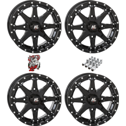 High Lifter HL10 Gloss Black 14x7 Wheels/Rims (Full Set)