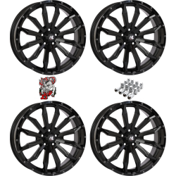High Lifter HL21 Gloss Black 22x7 Wheels/Rims (Full Set)