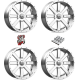 MSA M34 Flash Chrome 22x7 Wheels/Rims (Full Set)