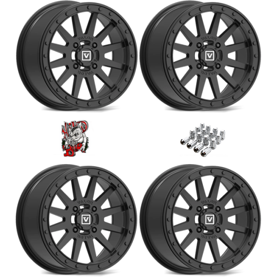 Valor Off Road V05 15x7 Beadlock Wheels/Rims (Full Set)