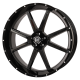 Frontline 556 Gloss Black 24x9 Wheels/Rims (Full Set)