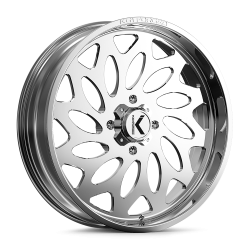 High Lifter Outlaw Max 40x10-24 Tires on KG1 Forged KU007 Lotus Polished Wheels