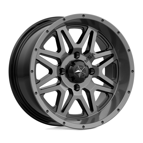 Gladiator X Comp ATR 32x10-14 (10ply) Radial Tires on MSA M26 Vibe Dark Tint Wheels