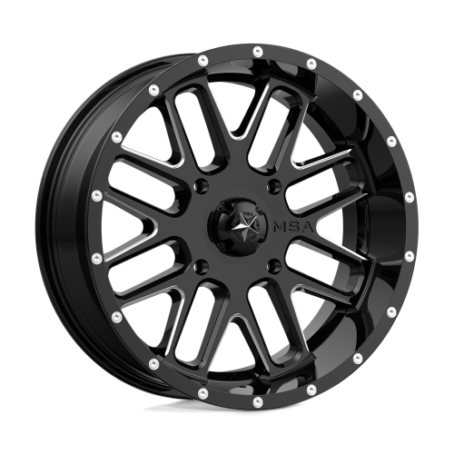 BKT AT 171 33x9-20 Tires on MSA M35 Bandit Wheels