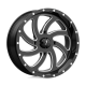 BKT TR 171 46x12.4-24 Tires on MSA M36 Switch Milled Wheels