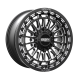 Metal FX Delta Satin Black Contrast 15x7 Beadlock Wheels/Rims (Full Set)