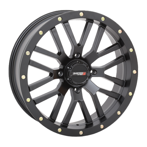 EFX Motohavok 35x8.5-20 Tires on System 3 Offroad ST-3 Matte Black Wheels