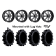 Terminator MAX 35x10-22 Tires on Fuel Maverick Wheels