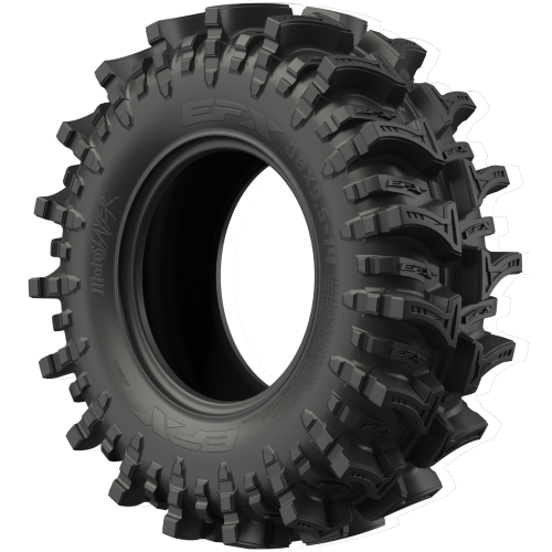 EFX MotoSlayer 33x9.5-20 Tires on Frontline 762 Gloss Dark Tint (20x8) Wheels
