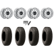 BFGoodrich Mud-Terrain KM3 30x10-15 (8ply) Radial Tires on Metal FX Outlaw Raw Beadlock Wheels