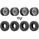 EFX MotoRavage 30x10-15 (8ply) Radial Tires on MSA M45 Portal Machined Wheels