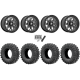 EFX MotoRavage 30x10-15 (8ply) Radial Tires on Fuel Runner Gloss Black Milled Wheels