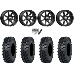 ITP MT911 27x10-14 (8ply) Tires on MSA M12 Diesel Gloss Black Wheels