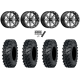 ITP MT911 30x10-14 (8ply) Tires on MSA M21 Lok Gunmetal Beadlock Wheels